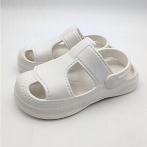 Harper Canyon Kai EVA Clogs Sandals Toddler Girls White Size US12M EU30